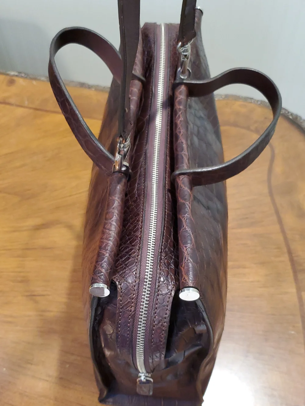 Mauro Governa For Suarez Alligator Work Tote